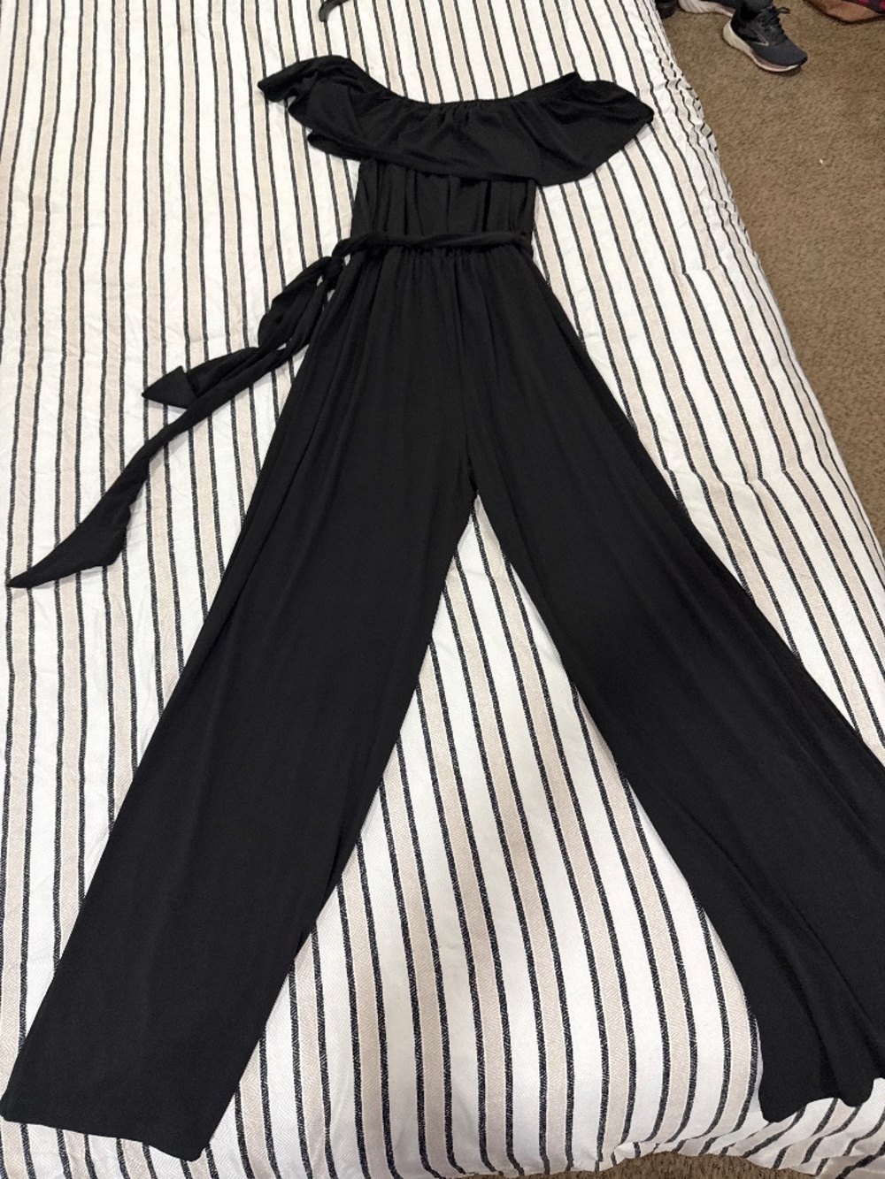 Off the shoulder jumpsuit